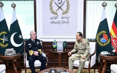 Brazilian military chief meets Field Marshal Asim Munir to boost defense ties with Pakistan
