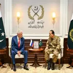 Field Marshal Asim Munir meets Russian Interior Minister Vladimir Kolokoltsev to discuss security cooperation