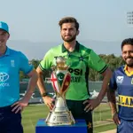 Pakistan, England and Sri Lanka unveil trophy for tri-nation series