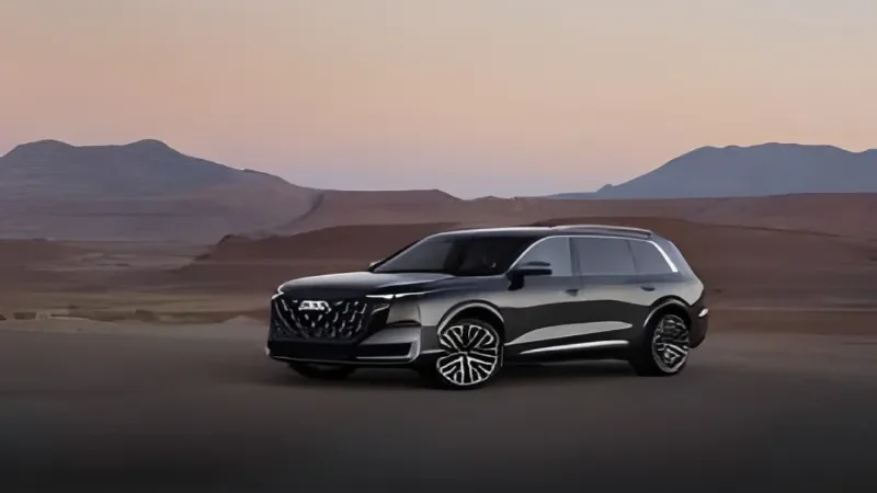 Audi Q9 debuts world-first curved OLED taillights