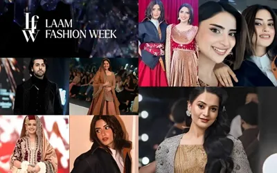 Pakistani showbiz stars spark their power at LAAM Fashion Week 2026
