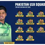 Pakistan name 15-member squad for U19 Asia Cup