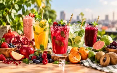 Fresh fruit mocktails turn everyday drinks into colorful lifestyle trends