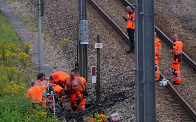 French police arrest man for alleged railway vandalism
