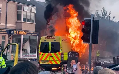 UK Leader blames far right for hijacking town’s grief after triple child killed