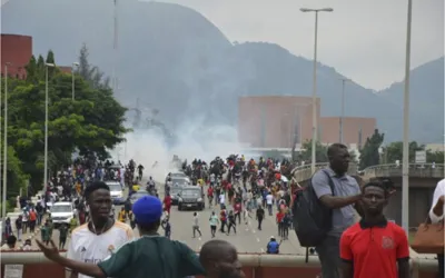 Rights group reports at least 13 dead in Nigeria hardship protest