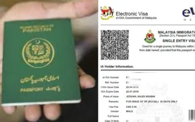 Latest Malaysia visit visa fee in rupees from Pakistan - August 2024