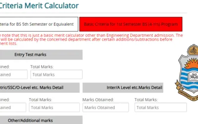 Punjab University announces online merit calculator for undergraduate admissions 2024