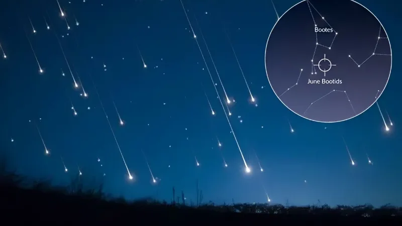 June Bootids meteor shower