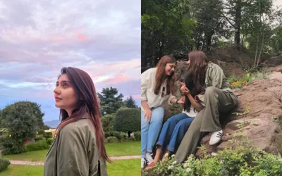 Durefishan Saleem enjoys fun-filled moments with friends at hill station