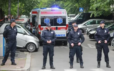 Serbian police shoot armed suspect in an incident