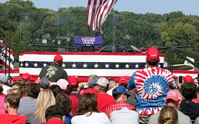 Trump hosts first outdoor rally since assassination attempt