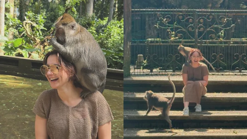 Hania Aamir’s Fun-Filled Day with Monkeys Delights Social Media