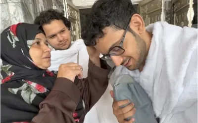 Maaz Safder Shares Heartwarming Umrah Moments with Family