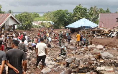 Indonesia floods claim 13 lives and Injured 2 people in North Maluku