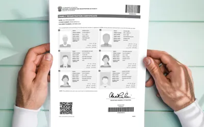 New Family Registration Certificate Fee for Marriage Cases- August 2024