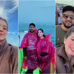 Arisha Razi Shares Photos with Husband from Niagara Falls