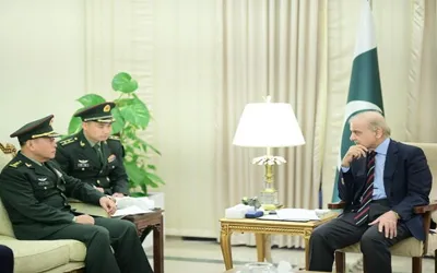 Commander of PLA of China calls on PM Shehbaz