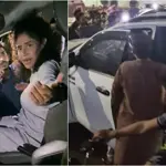 Angeline Malik Surrounded by Mob After Car Accident