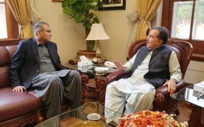 Naqvi meets Governor Balochistan