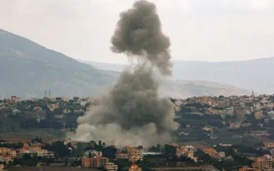 Israeli bombing reported near Lebanon-Israel border