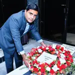 Ahsan Zafar Bakhtawari visits mausoleum of Lance Naik Mehfooz Shaheed: Pays Tributes to Armed Forces' Valour and Sacrifices