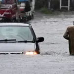 Heavy rain triggers flood alert in twin cities, schools closed