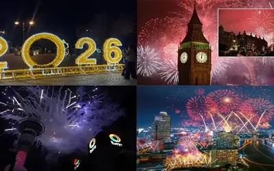Pakistan welcomes New Year 2026 with spectacular fireworks