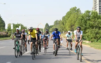 NACTA organized Cycling rally in connection with International Peace Day