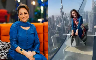Bushra Ansari takes on Dubai’s famous glass slide: A thrill to remember