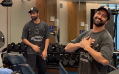 Vicky Kaushal gym dance video on “Dekha Tenu Pehli Pehli Baar” is best thing on internet today