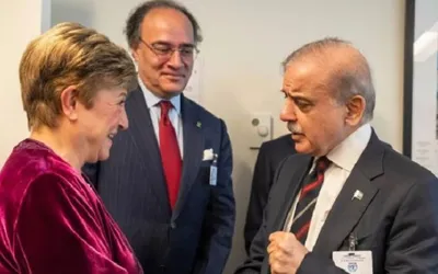 IMF MD says bailout package will help Pakistan in economic recovery & inclusive growth