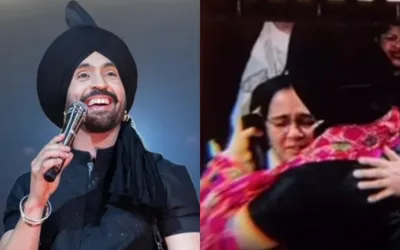 Diljit Dosanjh Shares Emotional Moment With Mother at Manchester Concert