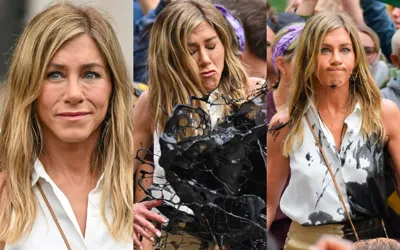Jennifer Aniston reveals she gets crazy responses to her viral oil splash photos