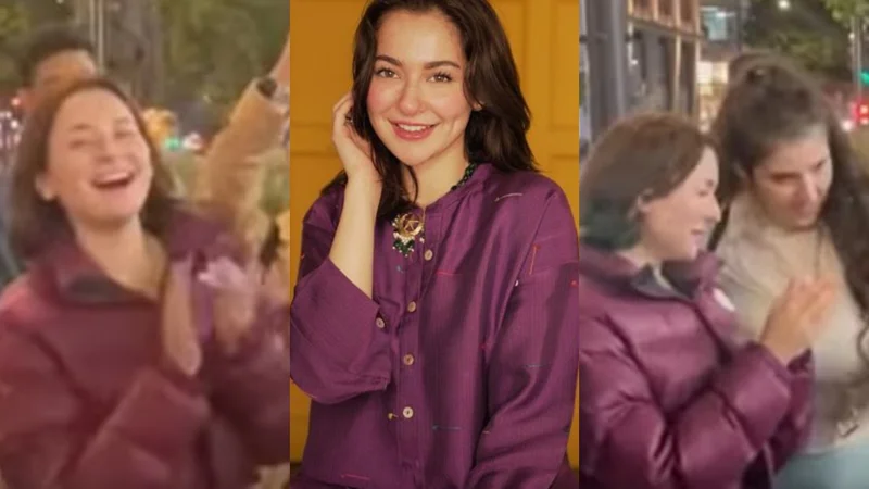 Hania Aamir Spotted Singing With Fans on London Street: Watch
