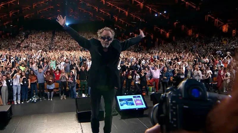 Tim Burton shocks fans with surprise appearance at France’s Lumiere Festival