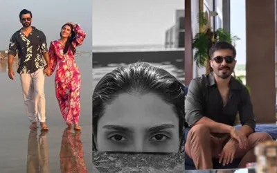 Ayeza and Feroze Khan share BTS glimpses of their upcoming drama “Humraaz”