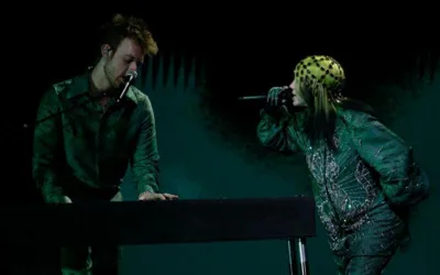 Billie Eilish delivers an emotional performance of 'THIS' with Finneas