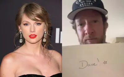Taylor Swift sends special handwritten letter to Dave Portnoy to “Thank” him