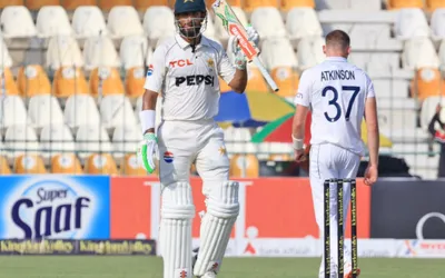 Shan Masood dismissed as England claims fourth wicket
