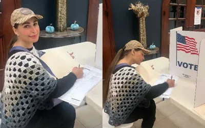 Reema casts her vote in US Election 2024
