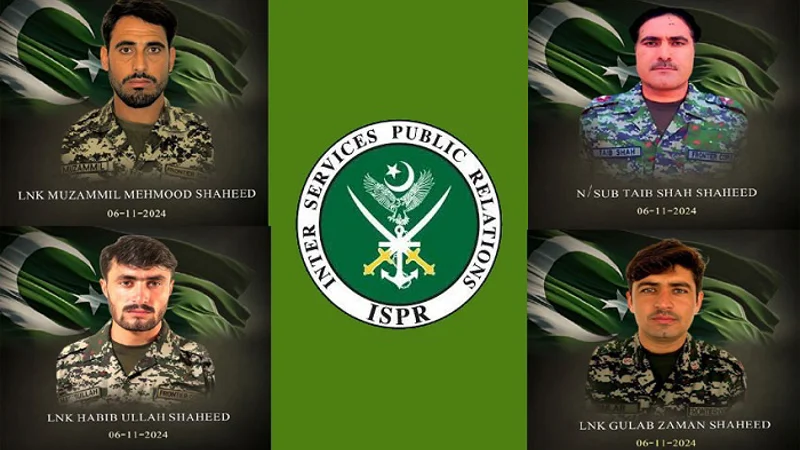 4 martyred personnel of security forces laid to rest with full military honors