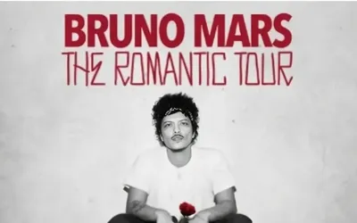 Pop-Funk icon Bruno Mars announces 2026 stadium tour