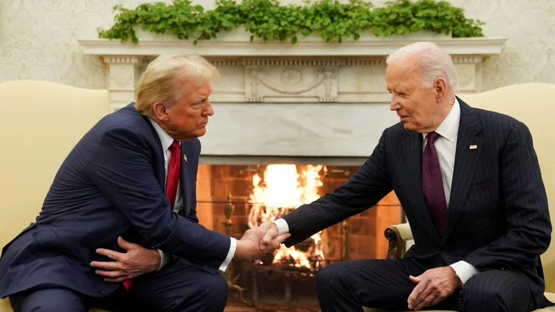 Trump meets with Biden at White House