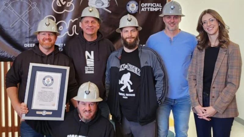 Ontario Band sets Guinness record for deepest underground concert