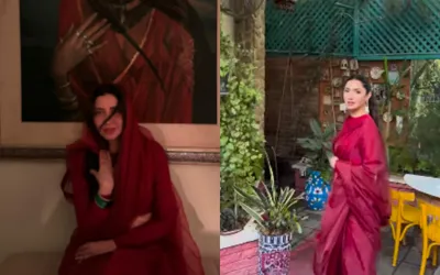 Mahira Khan breaks fashion taboo by repeating her Saree