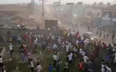 56 dead in crush at Guinea football stadium