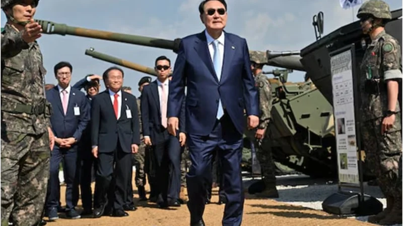 South Korean president declares martial law