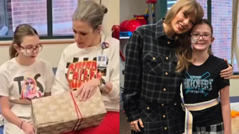 Taylor Swift's Dyson Airwrap gift to young fan girl in hospital goes viral