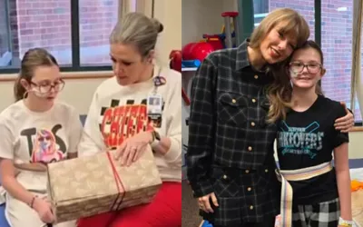 Taylor Swift's Dyson Airwrap gift to young fan girl in hospital goes viral